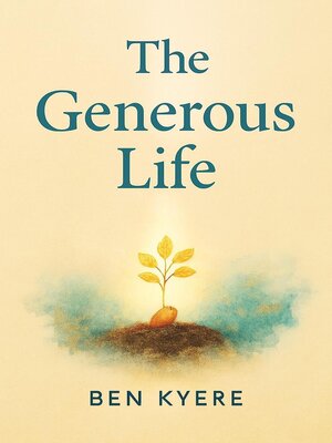 cover image of The Generous Life